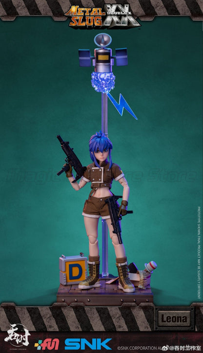 ?MT?Original TUN SHI Metal Slug XX Leona Heidern 1/12 Action Figure Colecionável