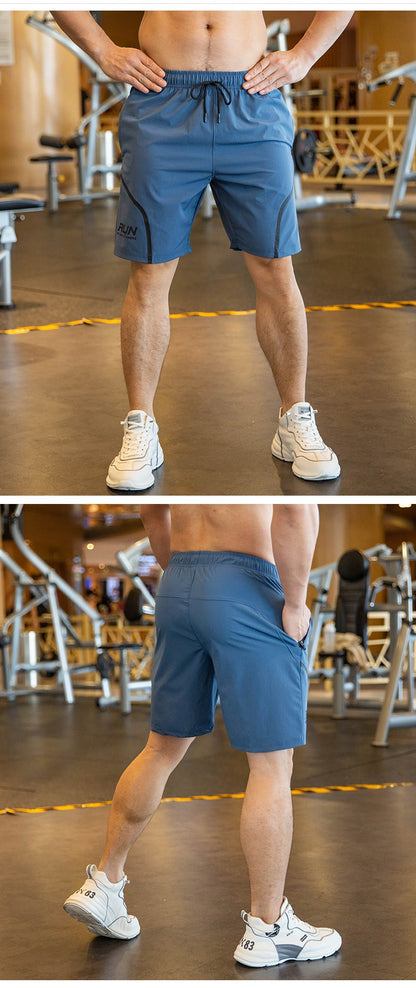 Men Beach Shorts Male Gym Fitness Sport Short Pants Joggers Basketball Sportswear Bodybuilding Loose Plus Size Zip Pocket