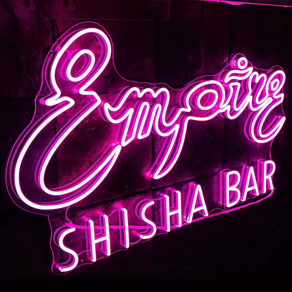 Custom Neon Sign Acrylic Sign Business Decor Logo Beauty Salon Nail Hair Studio Custom Company Name LED Neon Light Dropshipping