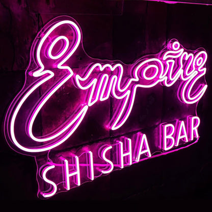Custom Neon Sign Acrylic Sign Business Decor Logo Beauty Salon Nail Hair Studio Custom Company Name LED Neon Light Dropshipping