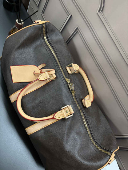 New Luxury Travel Bag with Logo Women Man Multifunction Large Handbags Original Brand Travel Suitcase Duffle Bags with Strap