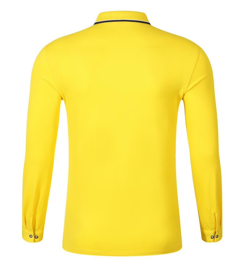 Cotton long sleeved T-shirt shirt polo shirt can print embroidered logo Spring and Autumn men's and women's work clothes