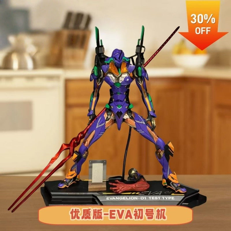 Venda quente de alta qualidade 33cm Evangelion 01 Anime Figura Eva Mutações Estatueta Coleção Estátua Enfeites de Mesa Presentes de Aniversário