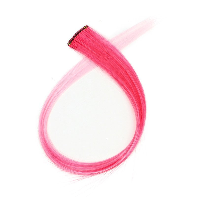 22 Polegadas Sintético Longo Liso Clip In Extensões de Cabelo Perucas de Alta Temperatura Cores do Arco-Íris Acessórios de Cabelo para bom 2026
