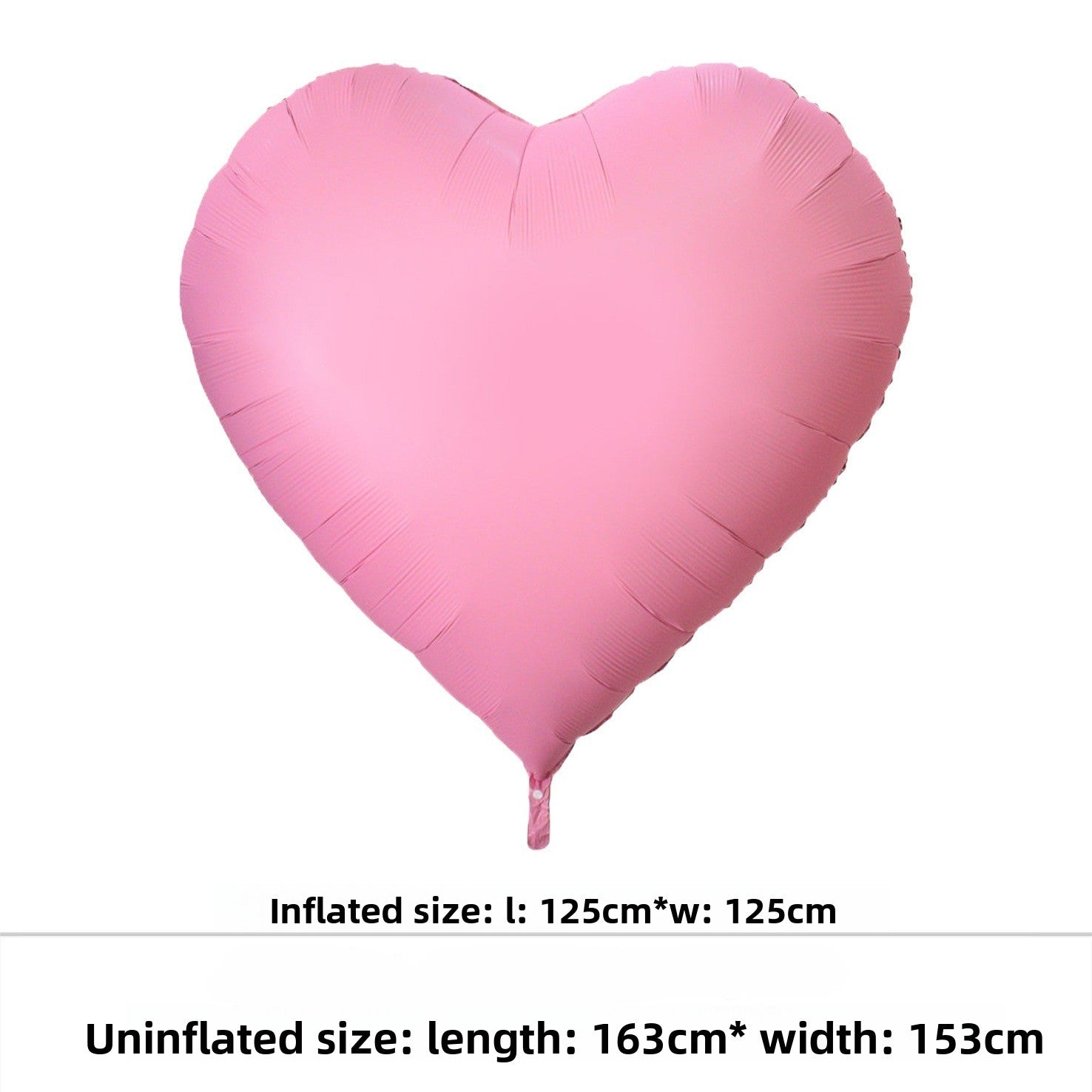 Giant 63 Inch Heart Aluminum Foil Balloon for Birthday Wedding Christmas Eve Valentine's Day New Year Party DIY Decoration