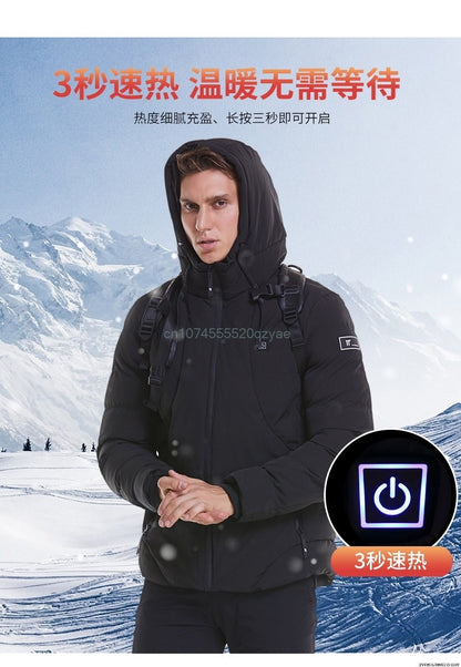 Heated Jackets Men's Women's Heating Jackets USB Electric Heating Jacket 13 Areas Heated Vest Thermal Clothing Coat Winter