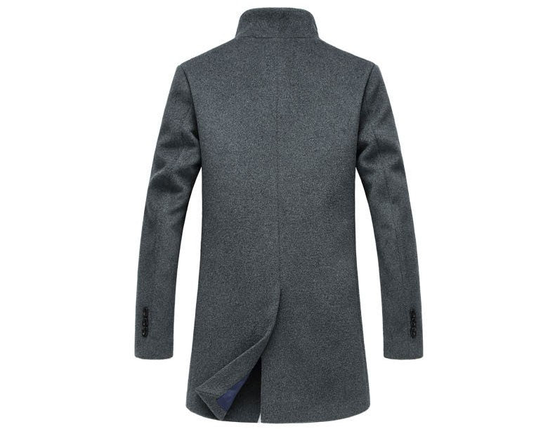 Oversized Men's Wool Overcoat 5XL High Quality Business Casual Winter Jacket Coat Men Clothing Woolen Coats A2F6009