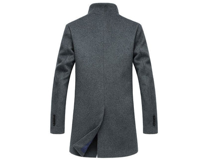 Oversized Men's Wool Overcoat 5XL High Quality Business Casual Winter Jacket Coat Men Clothing Woolen Coats A2F6009