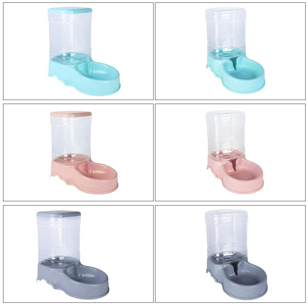 3.8L PP Material Pet Grande Capacidade Gato Cão Dispensador De Comida Para Gato Cão Beber Água Alimentação Dispensador Tigela De Água Acessórios