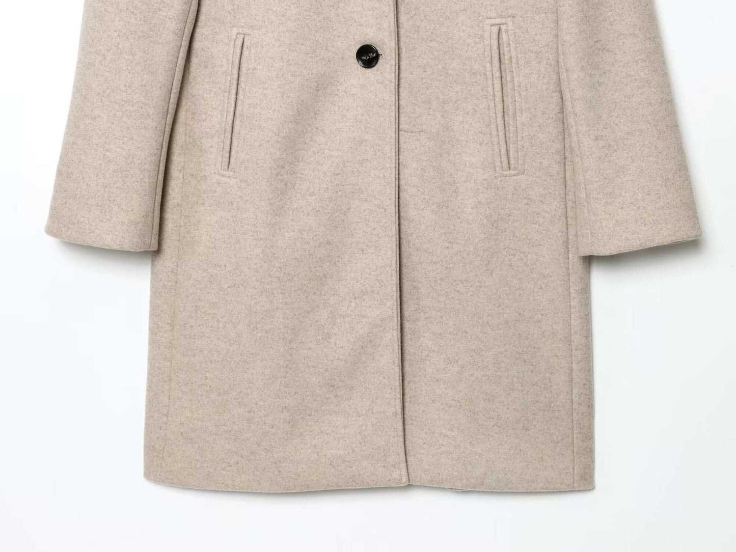 2025 WOMAN Fashion European and American Style Autumn New Button Long Coat Joker Lapel Coat Outerwear Mujer