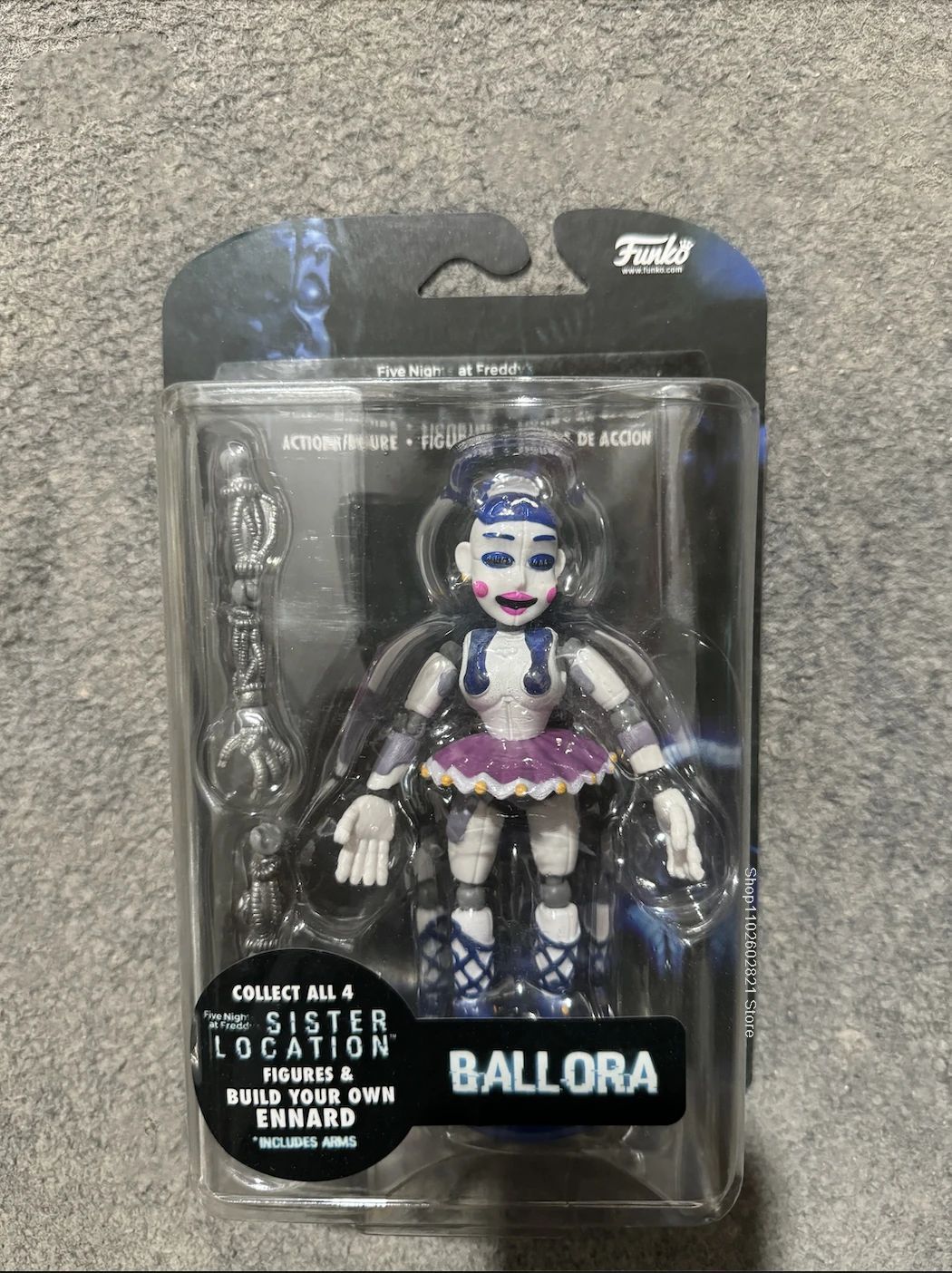 New FNAF Sister Location Figures Funtime Freddy Foxy Ballora 5-Inch Action Figure