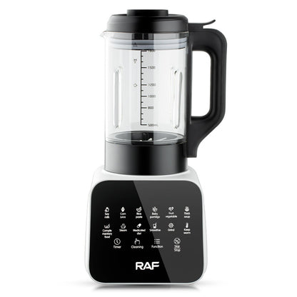 Liquidificador Multifuncional RAF Padrão UE 1.8L Espremedor Automático de Frutas e Vegetais com Copo de Vidro Eletrodoméstico de Cozinha