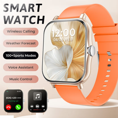 New Smartwatch BT Call Health&Sleep Monitoring 1.83''HD Screen Kids Smart Watch Waterproof Fashoin Sports Bracelet For Women Men