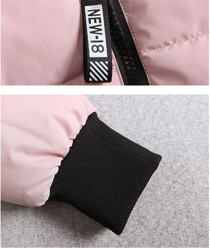 Women's Winter Parka Coat 2025 Korean Version Loose Lady Cotton Padded Outerwear Temperament Casual Ladies Down Cotton Jacket