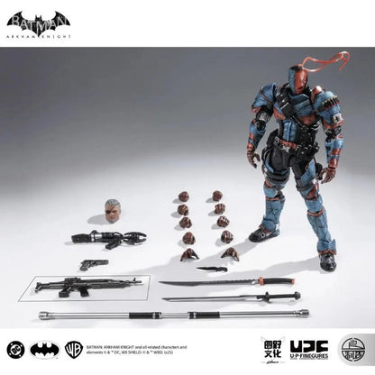 100%Original LPZZ Studio 1/12 Deathstroke Batman Arkham Knight Batsuit V8 04 Bonecos de Ação Modelo do Filme do Batman