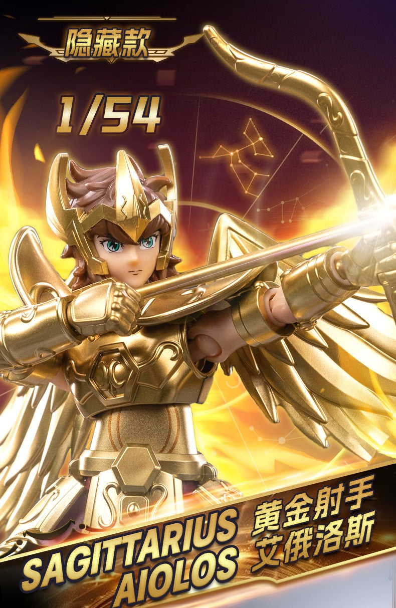 Blokees Galaxy Versão Gold Saint Boneco de Ação Libra Dohko Sagitário Campeão Seiya Mu Aiolia Brinquedos de Montar Presente Infantil