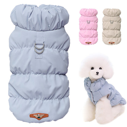Roupas de Cachorro Macias e Quentes, Casaco/Colete Acolchoado de Inverno para Cães Pequenos e Médios, Gatos, Chihuahua, Bulldog Francês, Poodle, Roupa para Pets