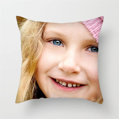 MIAOTU Custom Cushion Cover DIY Customized Throw Pillow Home Decorative Square Wedding Pets Baby Print Pillowcase Drop Shipping