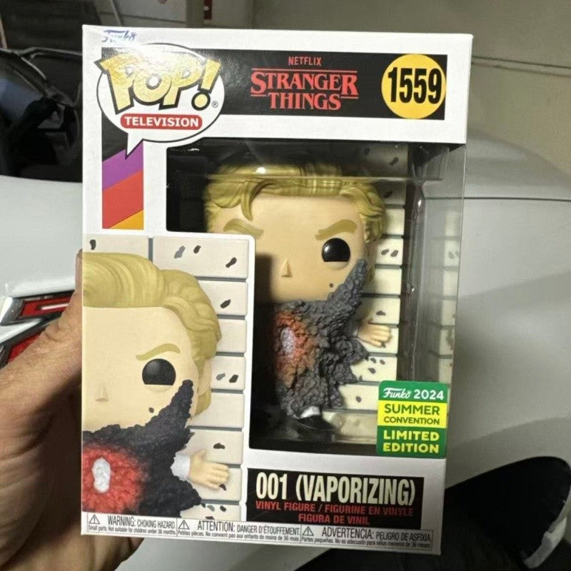 Funko Pop Boneco Colecionável Genuíno Stranger Things Modelo 001 (Vaporizando) 1559 Escultura de Vinil Bonecas Edição Limitada Colecionável