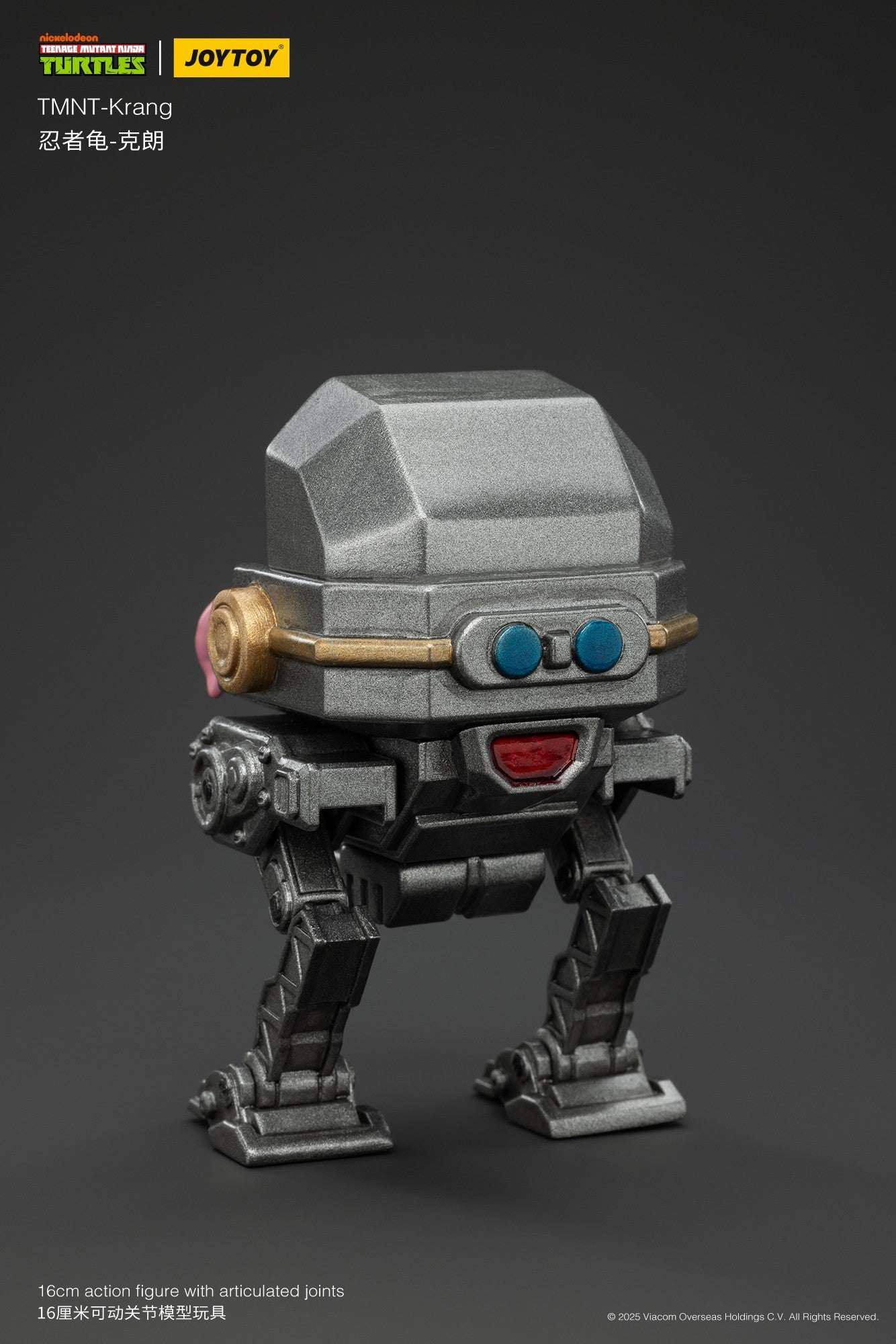 [Pré-venda][Disponível na Ásia] JOYTOY 1/18 Bonecos de Ação TMNT Tartarugas Ninja Krang Figuras de Anime Brinquedos Modelo