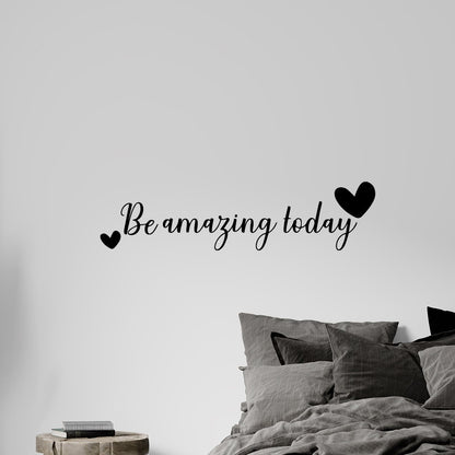 1 pc be amazing today with love words Wall Sticker Home Decor Accessories Decor Living Room home Removable Creative Stickers