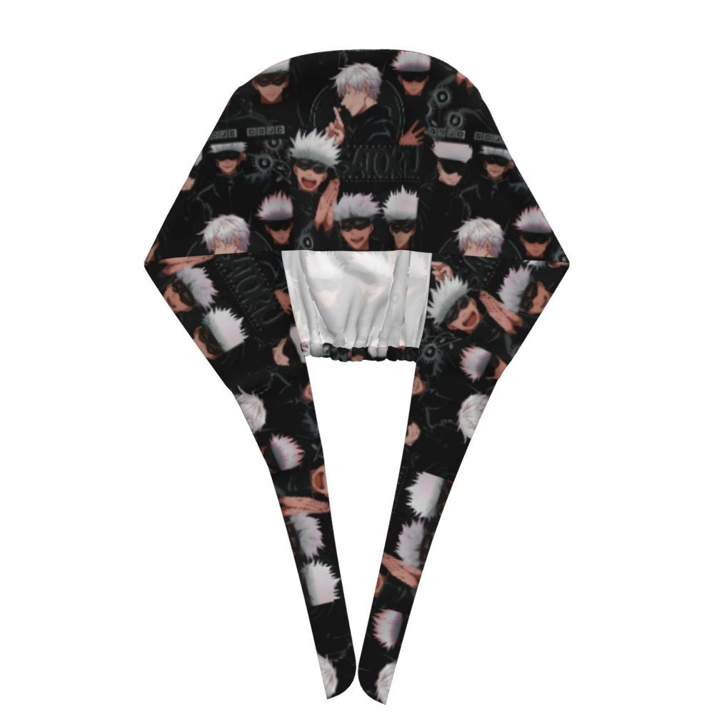 Custom S-Satorues G-Gojoes Cartoon Scrubs Cap Surgical Hats Women Men Skilled Operating Room Cap Operator Hats Lab Works Hat