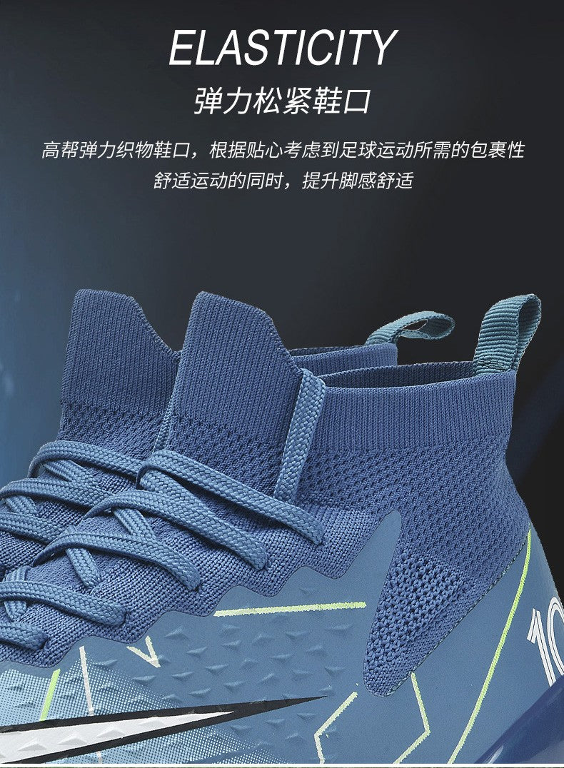 Hot Sale Mens Soccer Cleats High Ankle Football Shoes Long Spikes Outdoor Soccer Traing Boots For Men Women Soccer Shoes