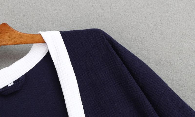 Cotton Waffle Men Kimono Bathrobe Gown Sleepwear Couple Black Robe Nightwear Loose Casual Sauna Yukata Spring Summer Home Wear