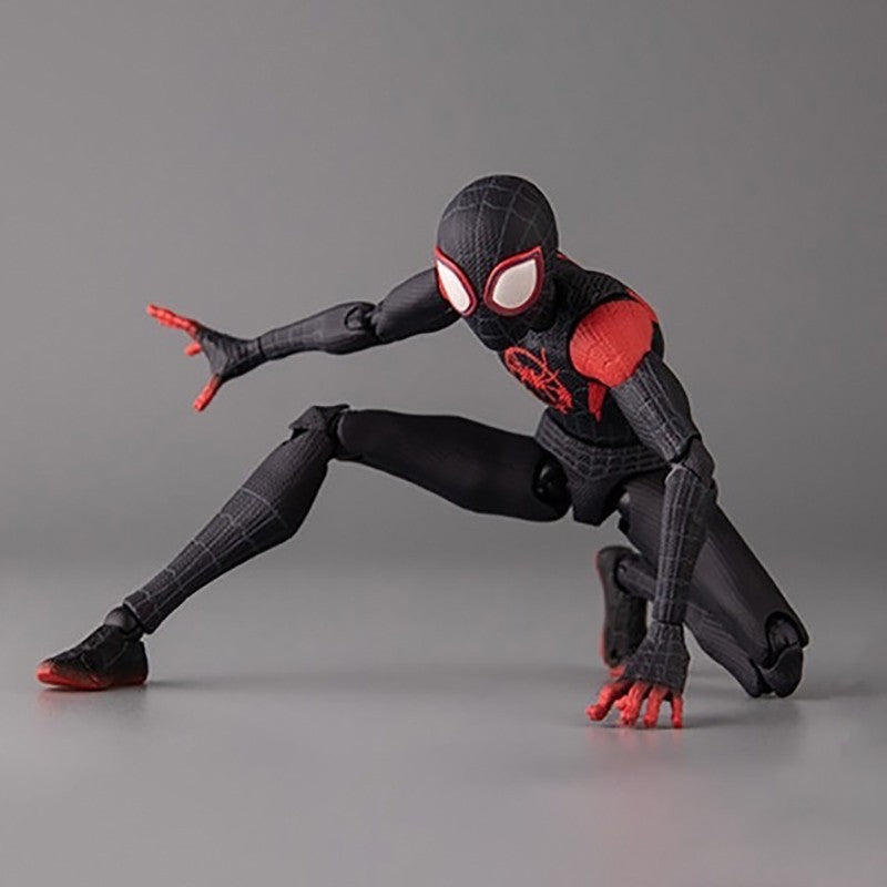 Action Figure Sv Action Homem-Aranha: Através do Aranhaverso Gwen Stacy Miles Morales Peter Parker Modelo Brinquedos