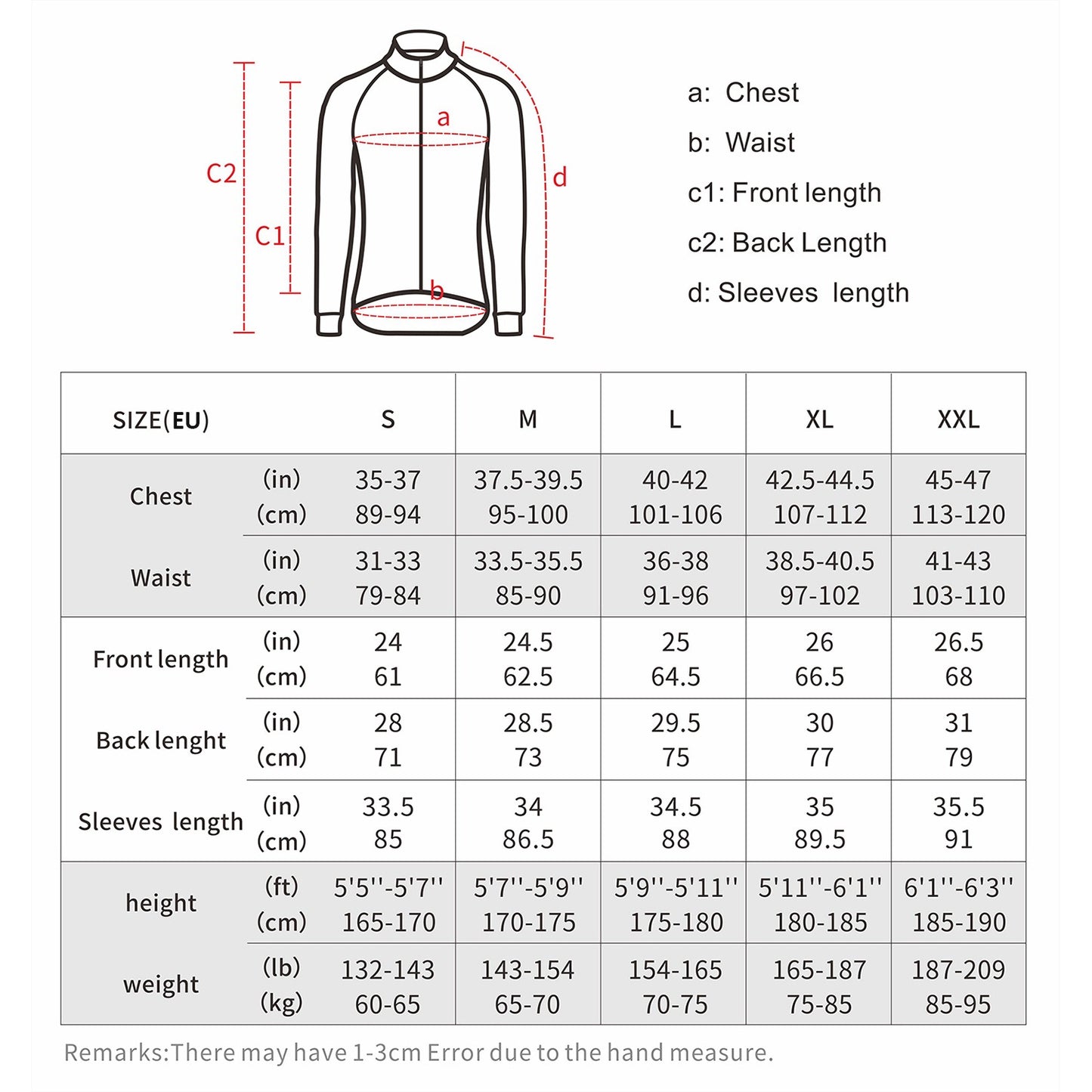 Arsuxeo Men Cycle Jacket Waterproof Windproof Thermal Fleece Bike Jersey MTB Bicycle Riding Running Autumn Winter Jacket Coat