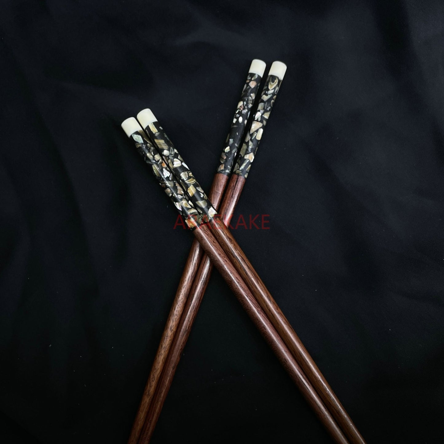 Hashi de concha, madeira maciça, sem pintura, sem cera, galhos ácidos, pau-rosa, hashi de alta qualidade, sem mofo