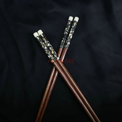 Hashi de concha, madeira maciça, sem pintura, sem cera, galhos ácidos, pau-rosa, hashi de alta qualidade, sem mofo