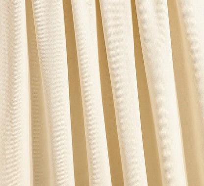 2025 Plus Size Pleated Skirts Solid Versatile Medium Length Skirt A-Line Maxi Gown Cover Autumn Winter New Half-length Skirt