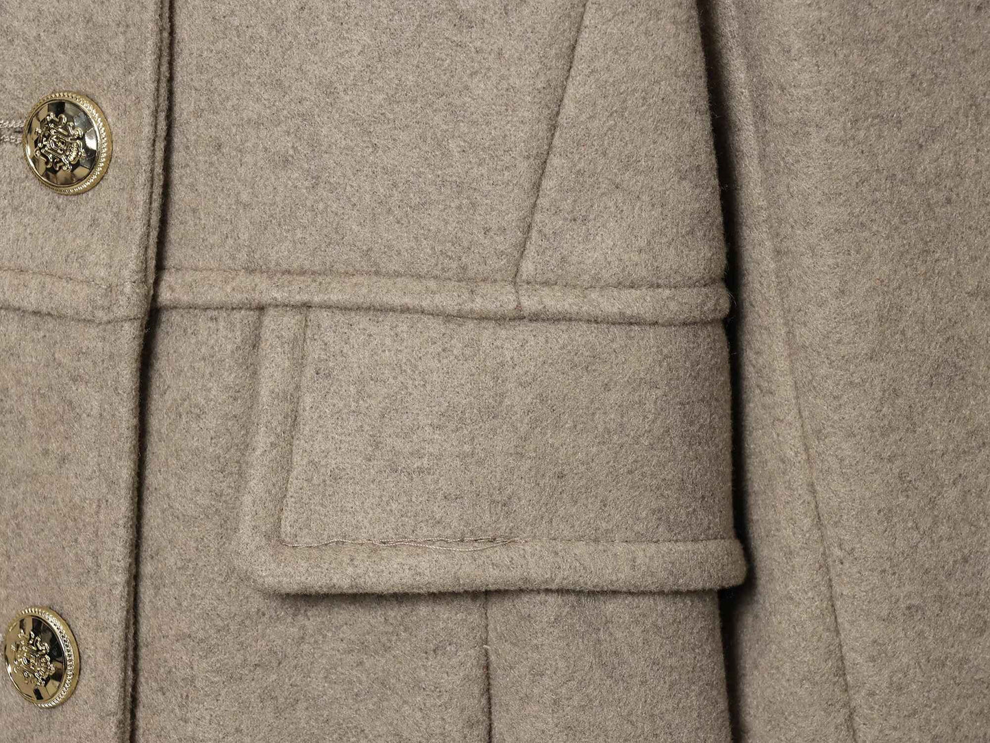 TFMLN 2025 Autumn Winter Women New Lapel Woolen Jacket Fashion Slim Fit Long Sleeved Double Breasted Ladies Casual Overcoat