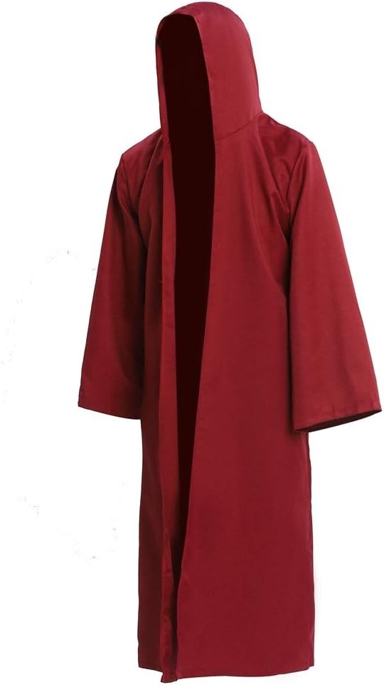 2024  Wizard Tunic Hooded Robe Halloween Cloak Cosplay Costumes Brown  cosplay costumes