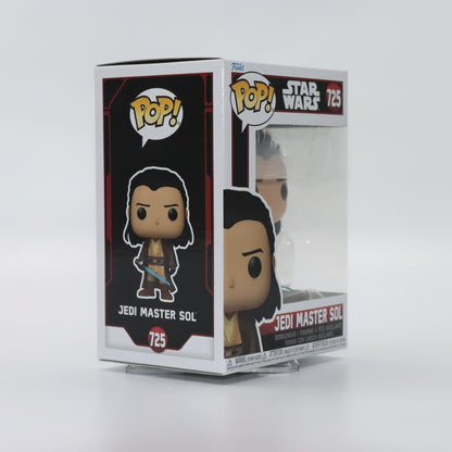 Funko Pop Original Star Wars Yoda Fandar #724 Mestre Jedi Sol #725 Anime Boneco de Ação Modelo Brinquedo Presente Colecionável