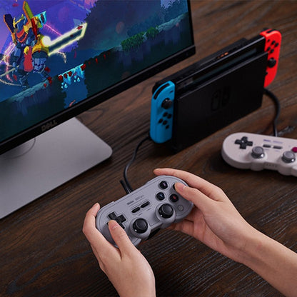 1 Or 2PCS 8BitDo SN30 Pro Wired USB Gamepad for Nintendo Switch Windows 10/11 Compatible with Raspberry Pi Game Controller