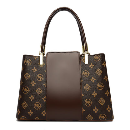 Luxury Handbag Fashion Print Large Capacity Soft Leather Women Shoulder Crossbody Bag Leisure Designer Ladies Purses and Handbag