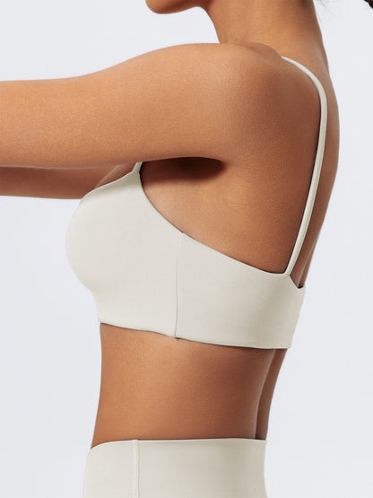 Ctenkevet Sling Yoga Bra Women Gym Workout Push Up Brassiere Female Outdoors Sports Underwear Women Fitness Shockproof Crop Top