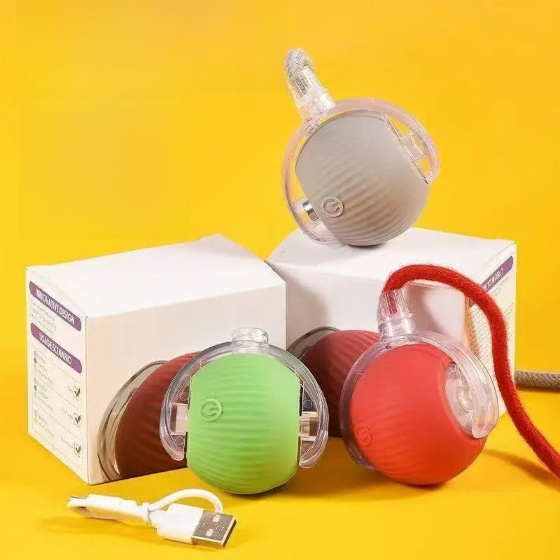 Novo Brinquedo Interativo de Bola para Cães, Bola Automática para Cães Recarregável, Brinquedo Interativo Inteligente para Filhotes, Bolas Inteligentes para Cães