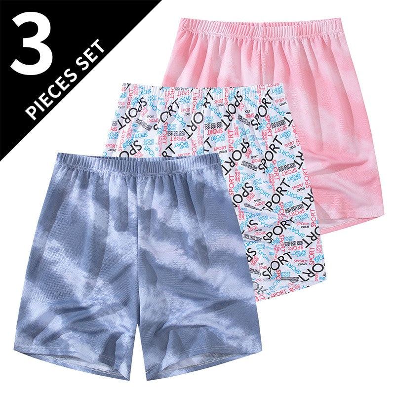 1/3Pcs Men's Plus-size Mesh Black Quick-drying Shorts Running Fitness Basketball Football 5 Pants Teenagers Elastic Waist Slacks