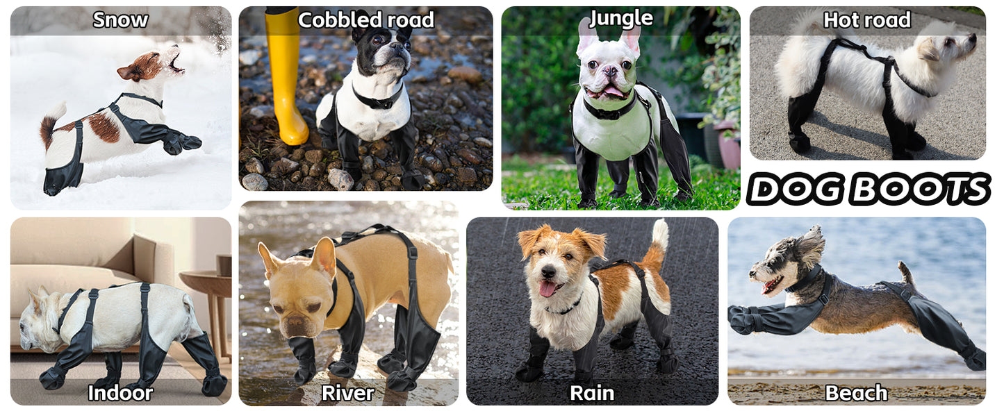 2025 Melhores Sapatos Antiderrapantes para Cães Protetores de Patas Botas de Chuva para Cães, Botinhas Impermeáveis e Antiderrapantes para Cães, Sapatos Meia Suspensório para Cães para Uso Externo