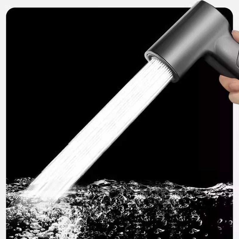 Toilet companion 1 in 2 out flush spray gun faucet bidet booster nozzle bathroom flush gun high pressure household