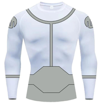 Invincible Mark Grayson Cosplay Thragg Costume Disguise for Adult Men T-Shirts Casual Outfits Roleplay Halloween Carnival Suit