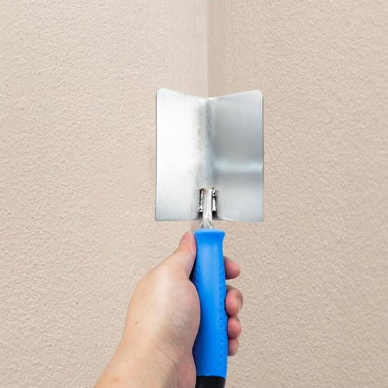 R9UF Desempenadeira de Canto Interno Externo Diatom Mud Ferramenta Auxiliar de Construção Ferramenta de Acabamento de Reboco de Aço Inoxidável
