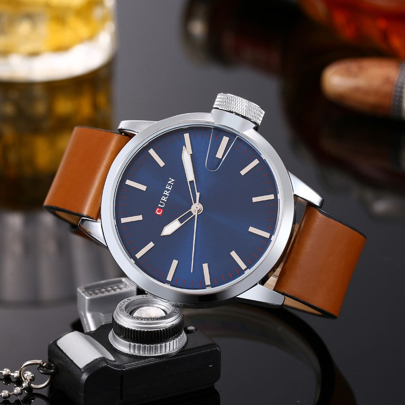 CURREN 8124,8208,8192,8230 Factory Watch Men Calendar Sport Military Male Clock Brand Luxury Origianl PU Leather Band Wristwatch