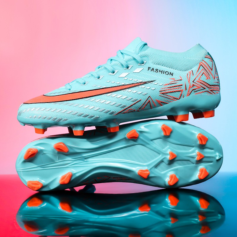 New Men Football Boots Futsal High-quality Mid-top Soccer Shoes Match Non-Slip Cleats Sneakers Indoor Hot-selling FG/TF