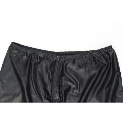 Men Pants Gothic Leggings Men's Trousers Pants Stage Performance Sexy Lingerie Men Wetlook Faux Leather PVC Gay Club Dance Wear