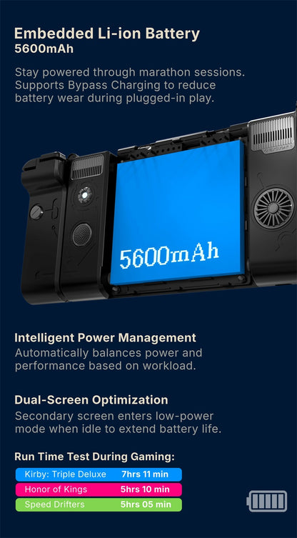 OneXugar SUGAR 1 Foldable Dual OLED Handheld Game Console Android 14 Snapdragon G3 Gen3 16GB 512GB Portable Gaming Handheld