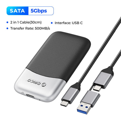 ORICO M25PRO Taichi Portable SSD 500MB/S 2.5 inch External Solid State Drive USB 3.2 Gen1 Type- C PSSD